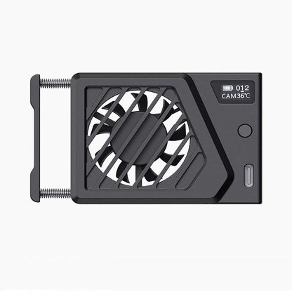 Aluminum Alloy Camera Cooling Fan & Cable for Sony, Canon, FUJIFILM, Nikon