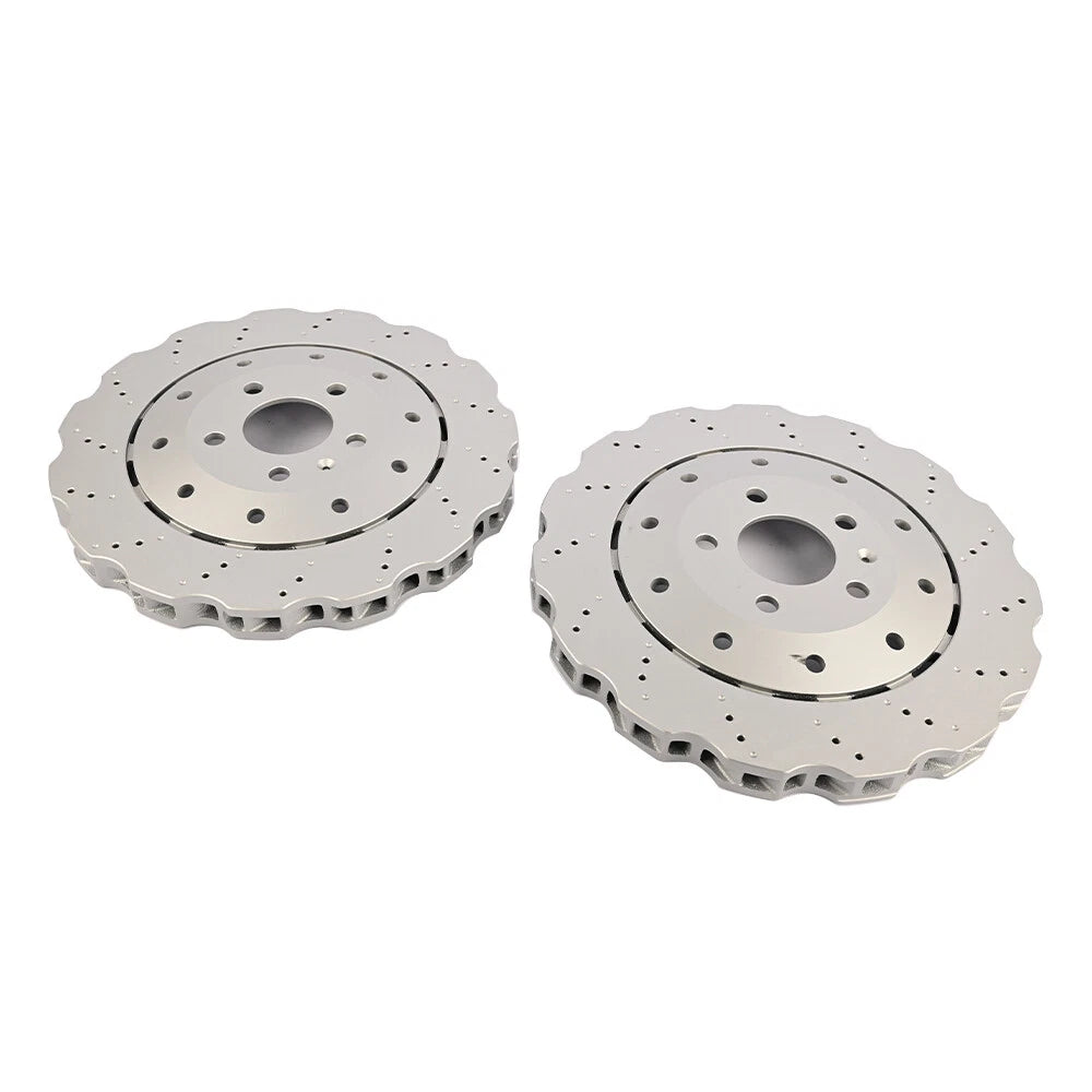 2 x Rear Brake Disc Rotors for Lamborghini Huracan (2014–2023)