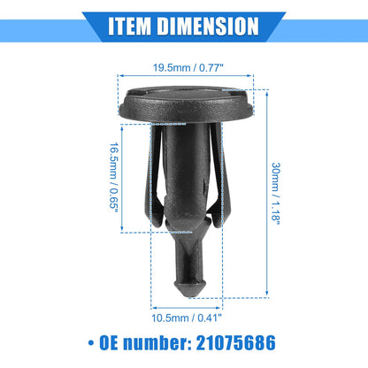 10 x Car Push Pin Rivet Fastener Clips for Subaru Ascent (2019-2021)