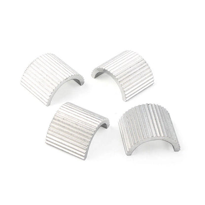 4 x 1 1/8" to 7/8" Handlebar Mount Risers Clamp Conversion Spacers