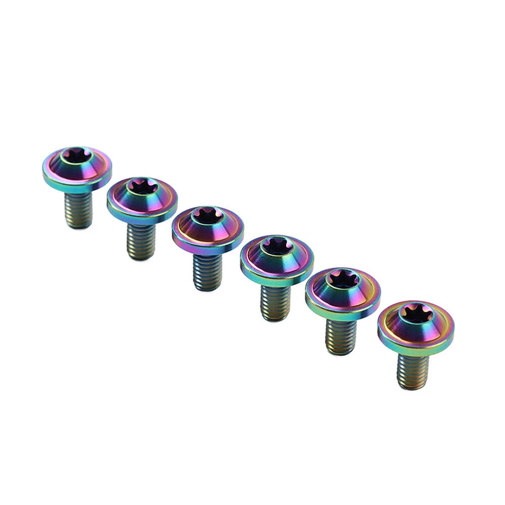 6 x M6x10mm Alloy Torx Head Screws for Motorcycle Bike