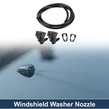 Windshield Washer Nozzle With Gasket, Fluid Hose for Jeep