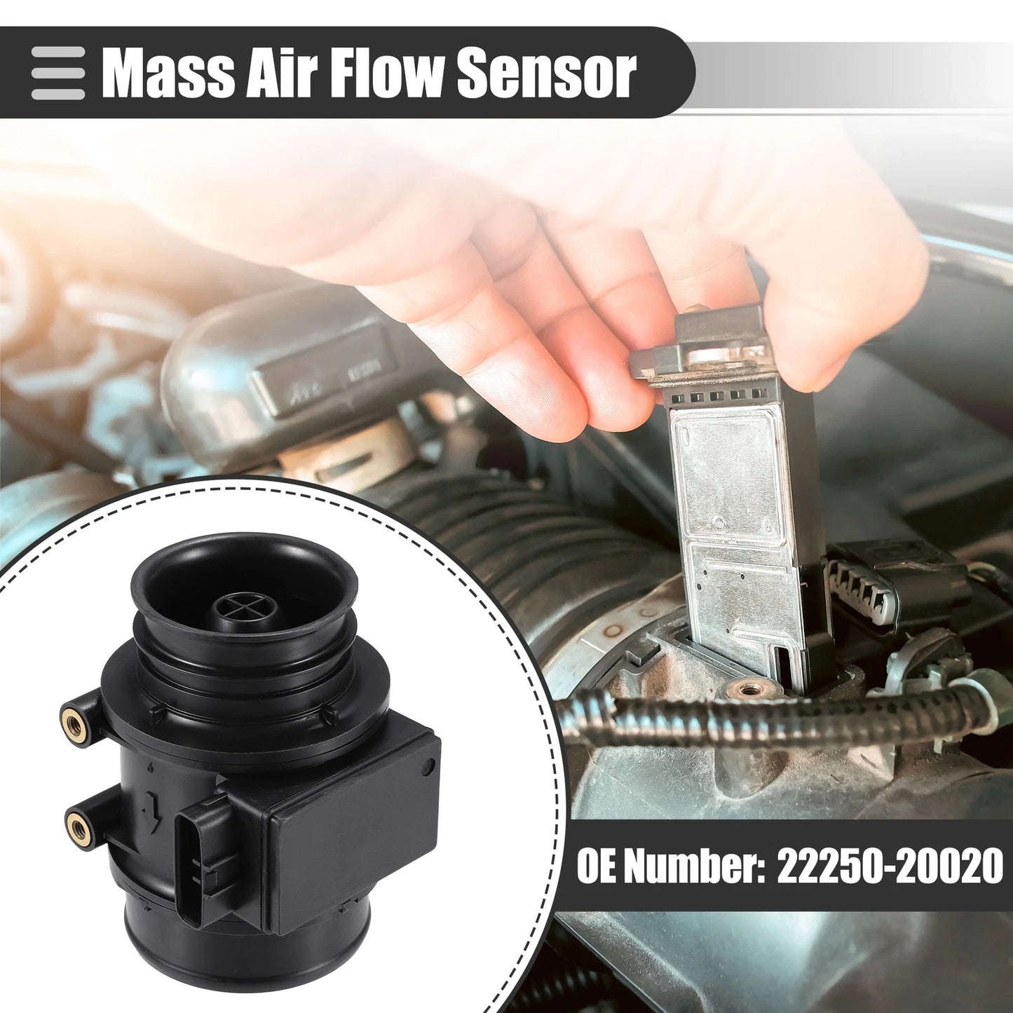Car Air Flow Sensor MAF for Toyota 4Runner (1996-1998)