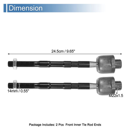 Front Inner Tie Rod Ends for Nissan Rogue (2014-2020)