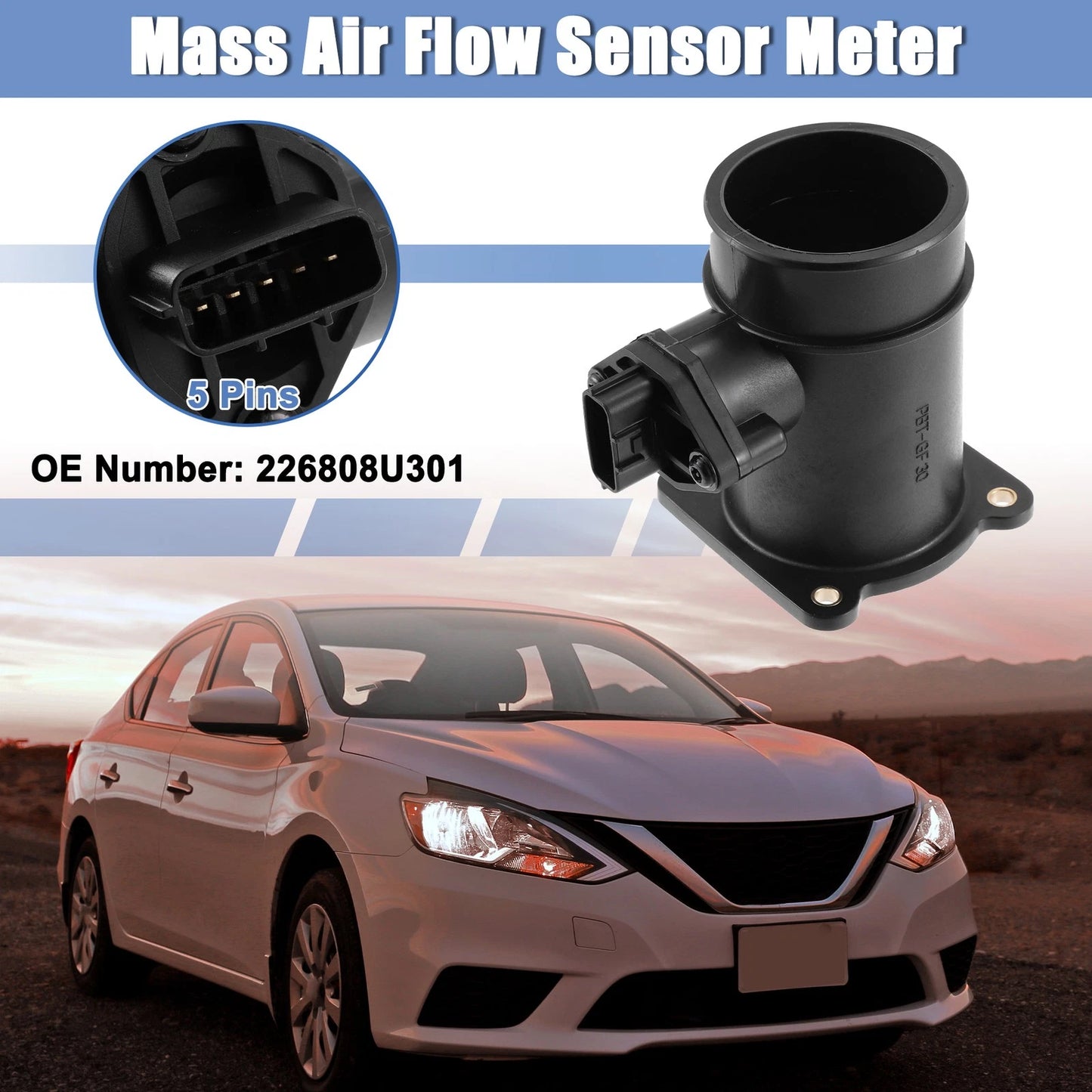 Mass Air Flow Sensor for Nissan Sentra 1.8L (2002-2006)