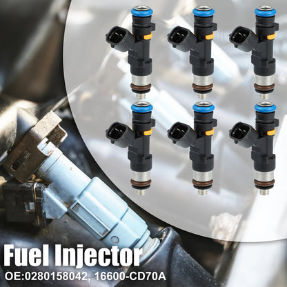 6 Pcs Fuel Injector for Nissan 350Z/Infiniti G35 (2003-2006)