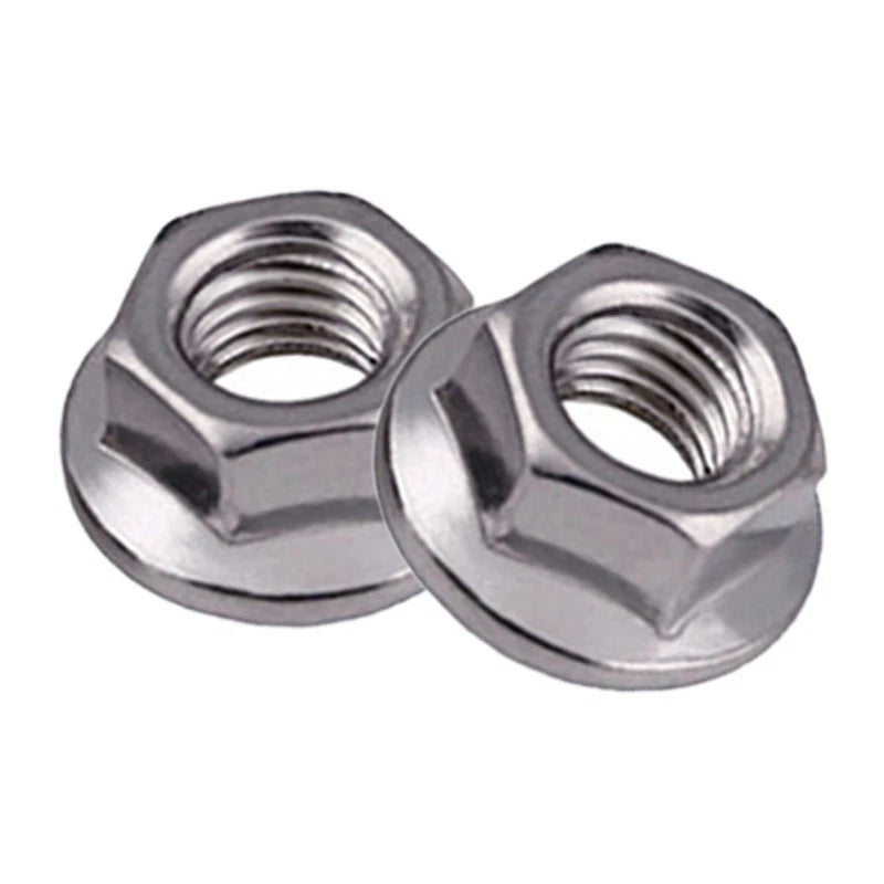 8 x M10x1.25 Exhaust Manifold Flanged Lock Nuts for Toyota Nissan