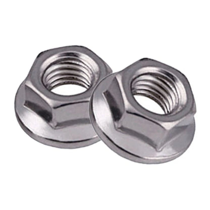 8 x M10x1.25 Exhaust Manifold Flanged Lock Nuts for Toyota Nissan