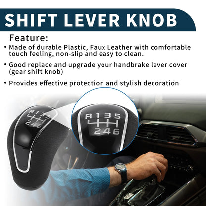 6 Speed Manual Gear Shifter Knob for Kia Forte Cerato K3 (2012-2016)