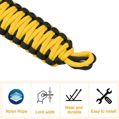 Door Limiting Straps  for Jeep Wrangler JK JL (2007-2023) Black Yellow