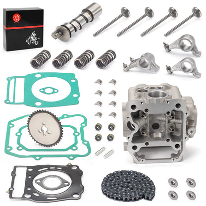 Engine Cylinder Head + Rocker Arm Camshaft Kit for Polaris Sportsman 400/450/500
