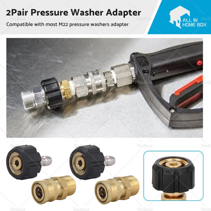 M22-14 Pressure Washer Adapter 1/4" Quick Connect Coupler
