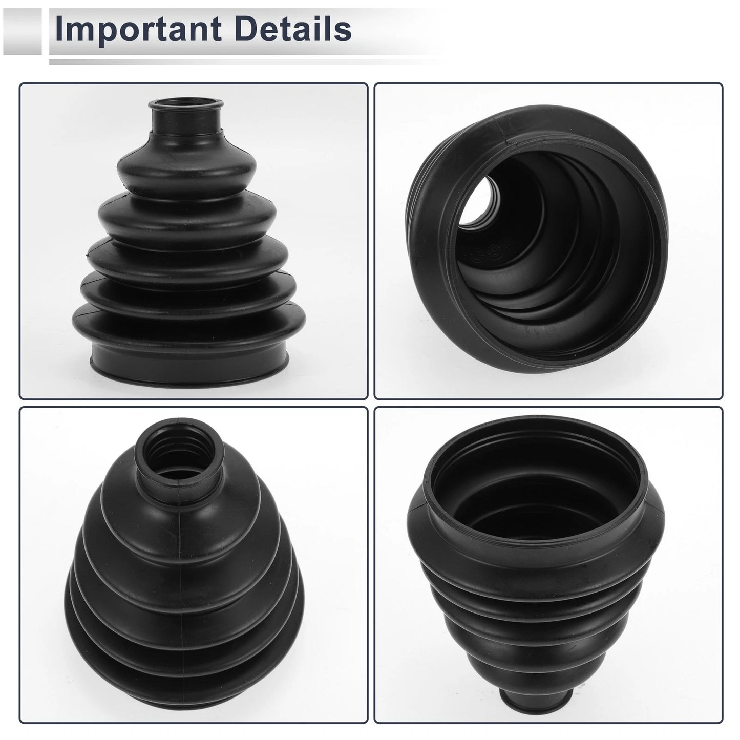 Inner CV Joint Boot Kit with Clamps for Subaru BRZ (2013-2020)