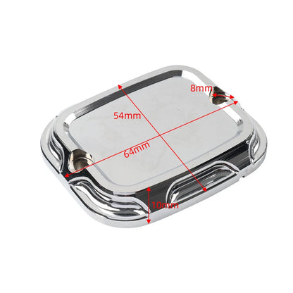 Chrome Front Brake Master Cylinder Cover Cap for Harley Touring Softail Dyna XL