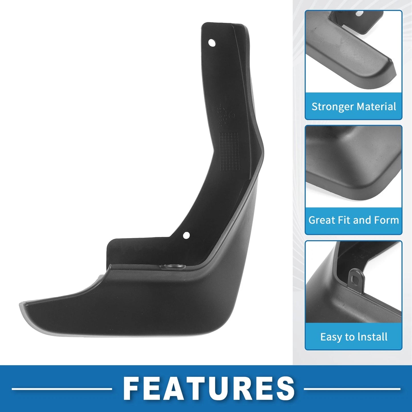 Mud Flap Splash Guards for Honda Odyssey EX (2005-2010)