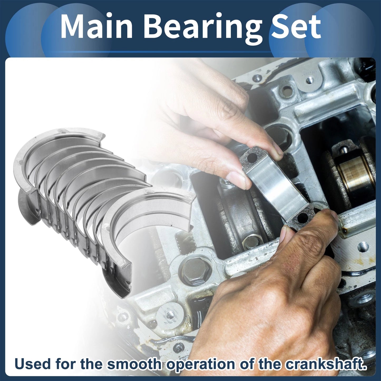 10 x Main Bearing Set for Nissan Caravan (1967-1987)