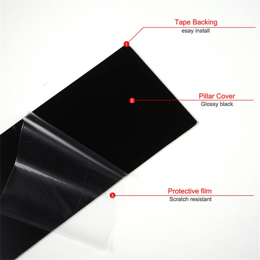 8Pcs Car Window Pillar Trim Covers for Nissan Rogue (2014-2020)