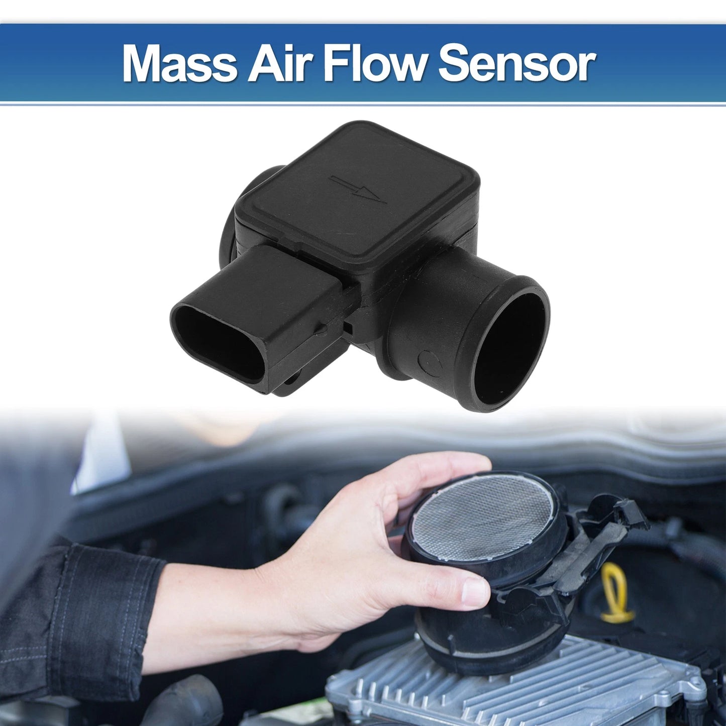 Mass Air Flow Sensor for BMW E38 1994-2001 - Durable Plastic & Metal 1 x Unit