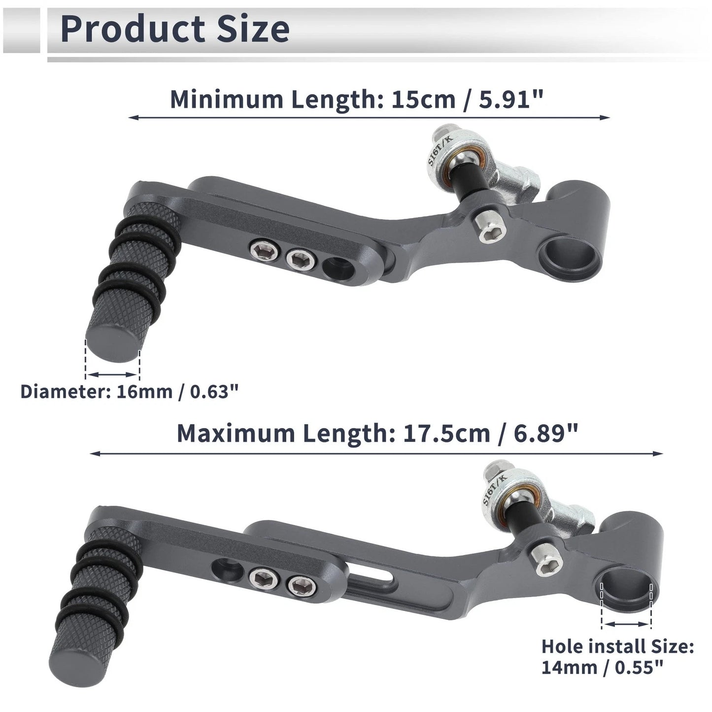 Shifter Lever Titanium Tone Motorcycle for Honda CBR650R (2019–2022)