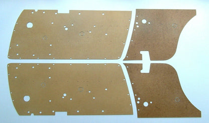 Door panels Side trimming for BMW E9 (1968–1975)