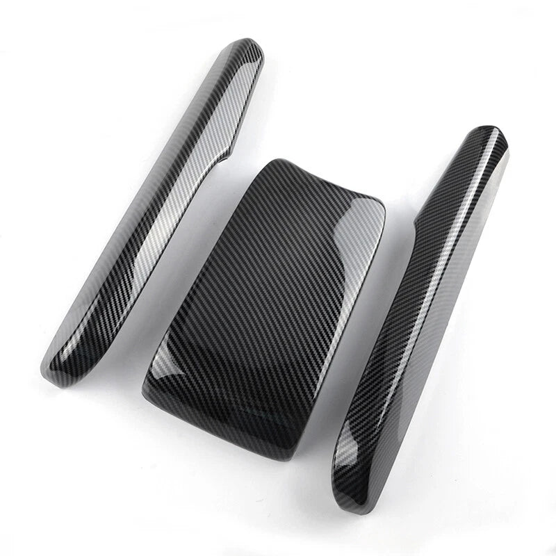 Carbon Fiber Look Central Armrest Box Panel for 2016-2021 Honda Civic