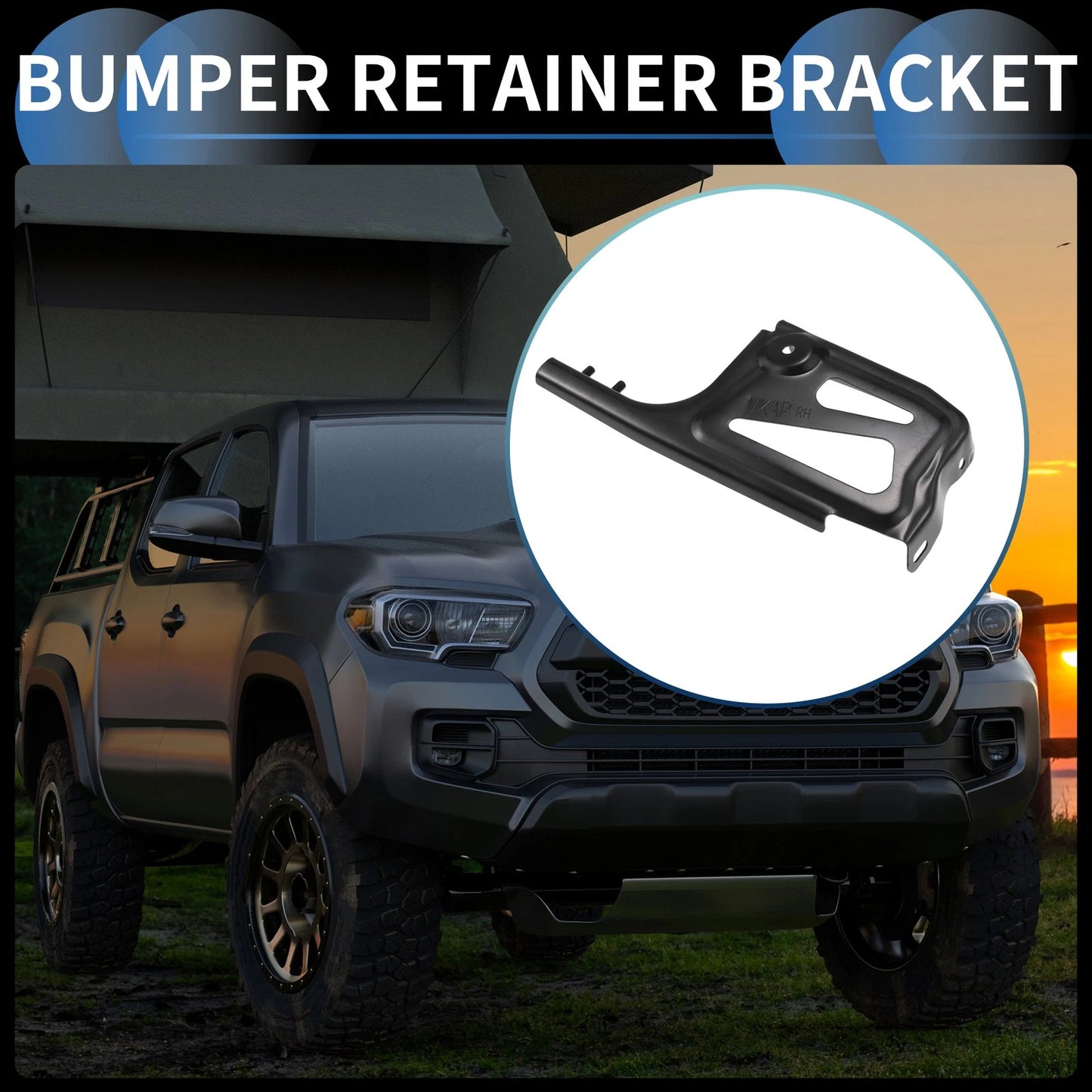 1 pc Right Front Bumper Support Bracket for Toyota Tacoma (2015–2022)