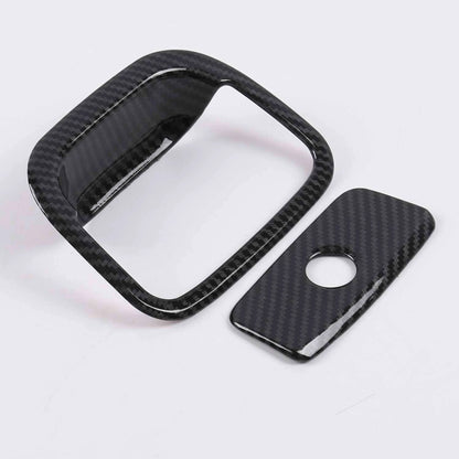 Storage Box Frame Lid Cover Trim for Jeep Grand Cherokee 2014-2021 Carbon Fiber