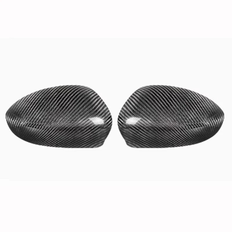 REAL Carbon Fiber Replace Side Mirror Caps Cover Fit Fiat 500 Abarth 2012-2019