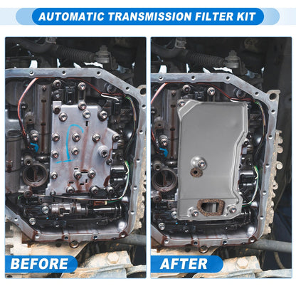 A340E/F Transmission Fluid Filter & Oil Pan for Jeep (2001)