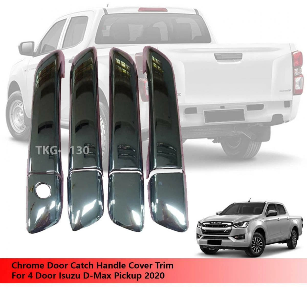 Door Catch Handle Cover Trim for Isuzu D-Max Ute(2020)