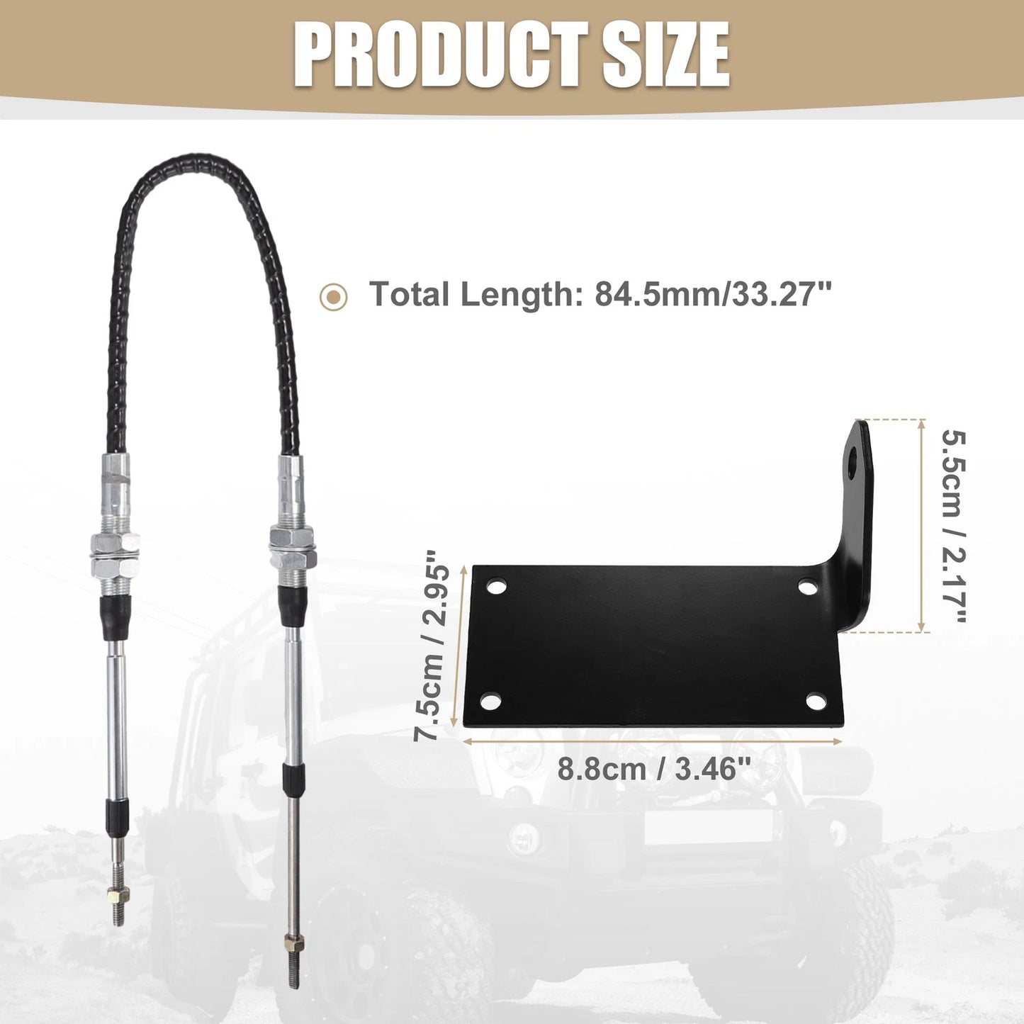Transmission Shift Linkage Kit for Jeep Wrangler TJ (1997-2006)