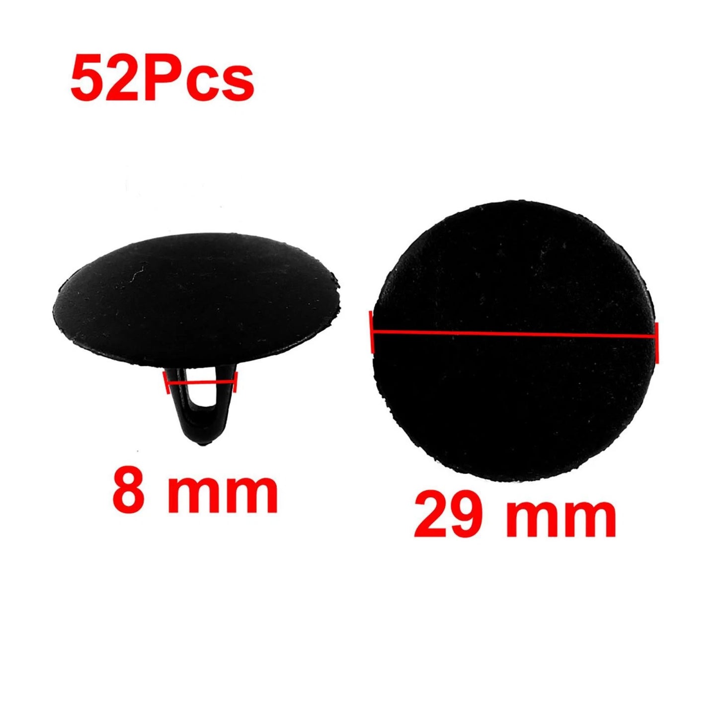 52 x Panel Bonnet Insulation Lining Pad Fastener Clip for Toyota