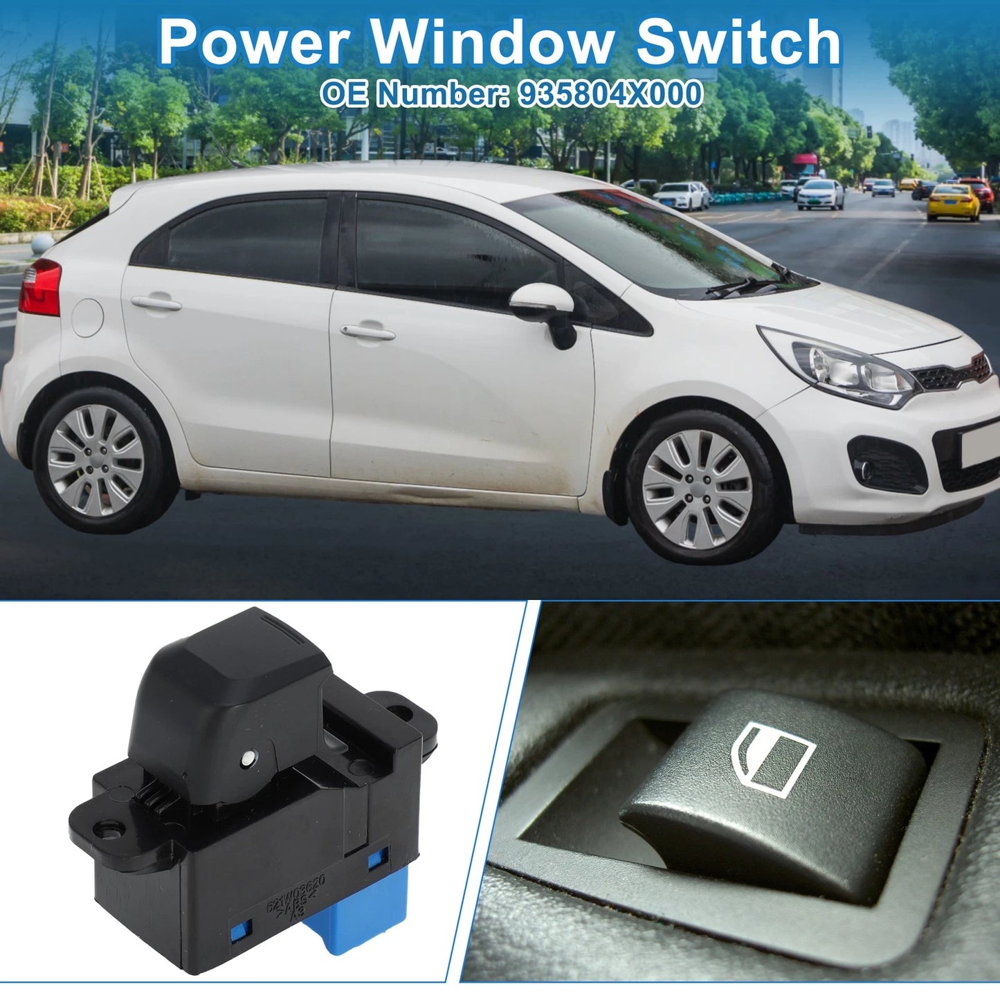 Power Window Switch for Kia Rio 2011-2016 ()