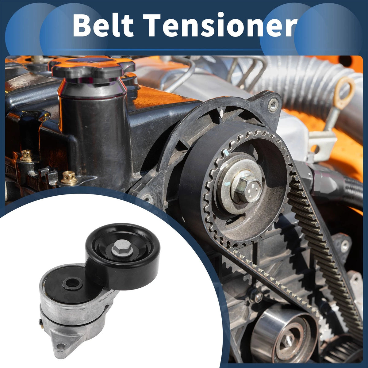Belt Tensioner for Acura TL Metal 1 Pc (2009-2014)