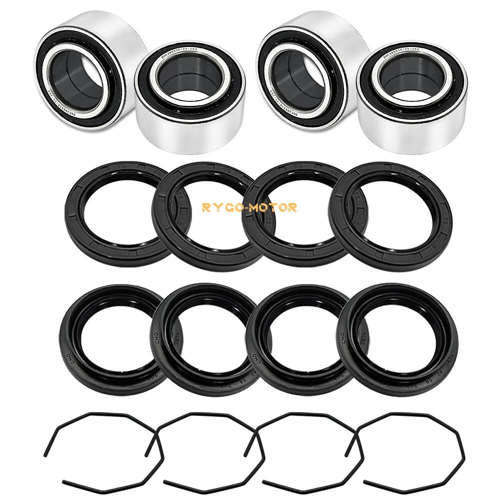 Front & Rear Wheel Hub Bearings & Seals Kit for Arctic Cat 250-500 (1998–2004)