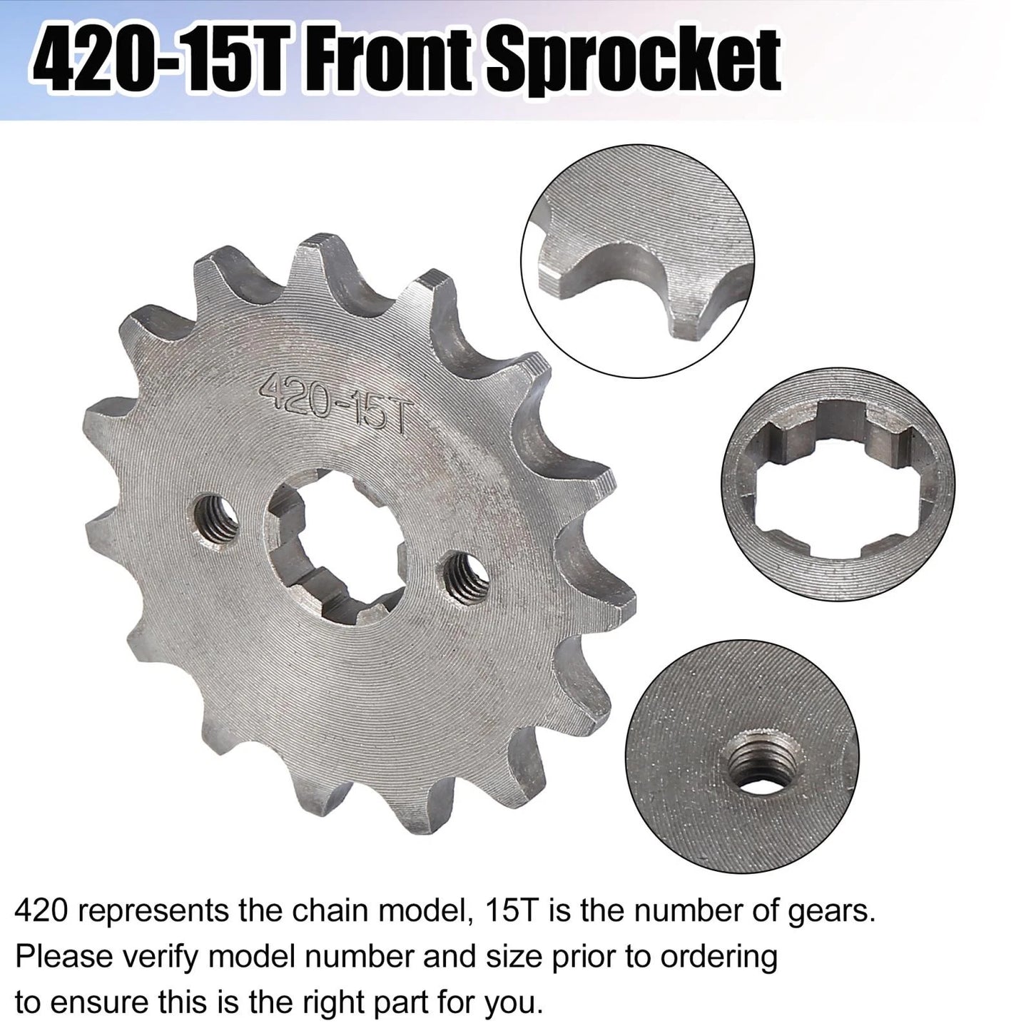 17mm Front Sprocket for Honda 50cc 70cc 90cc 110cc 125cc