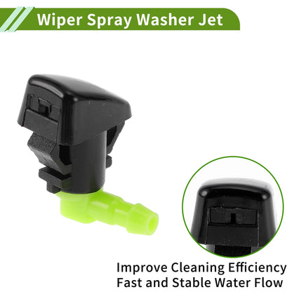 Windshield Washer Nozzle & Hose Connector for Toyota (2000-2023)