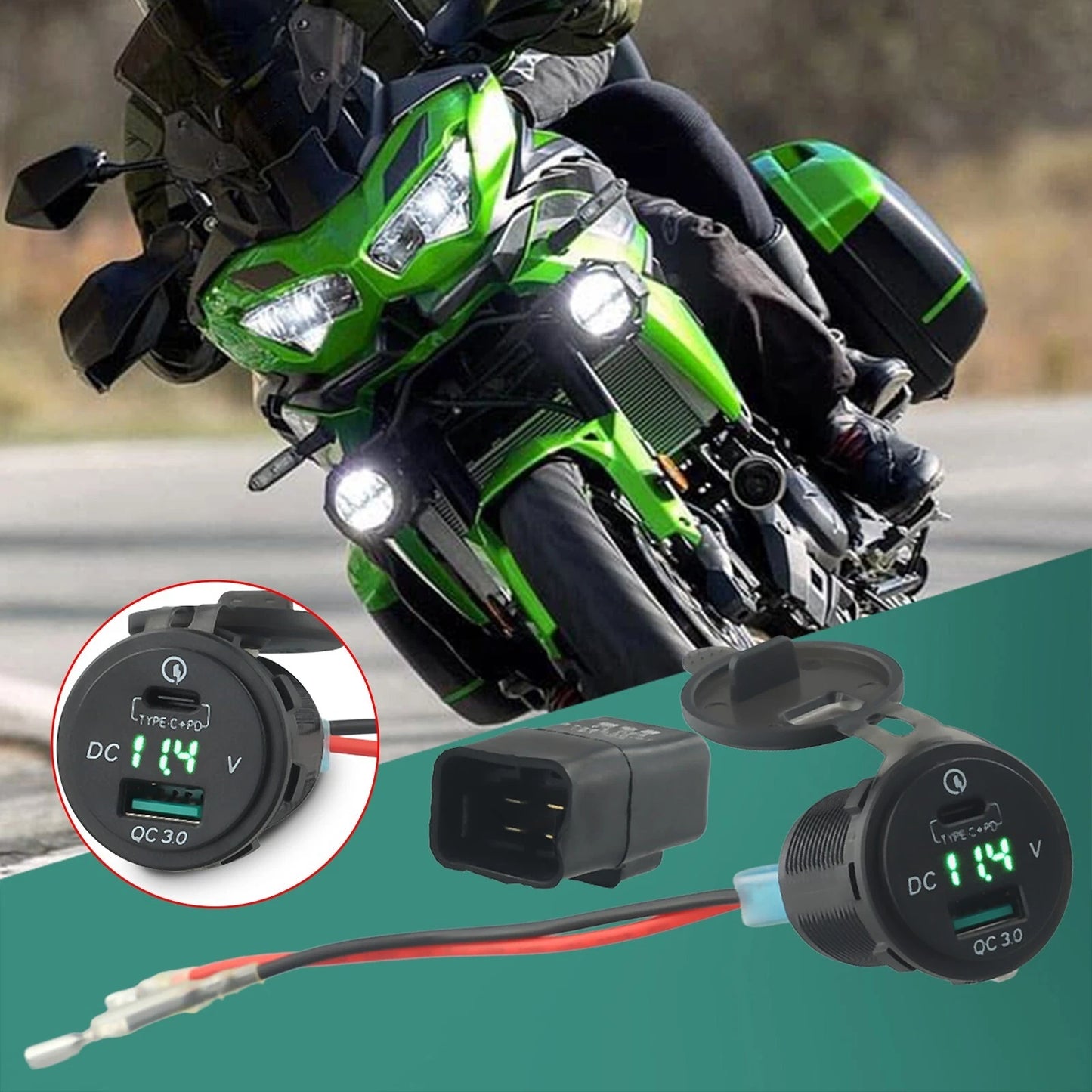 Fast Charger Relay for Ninja400 & Versys1000