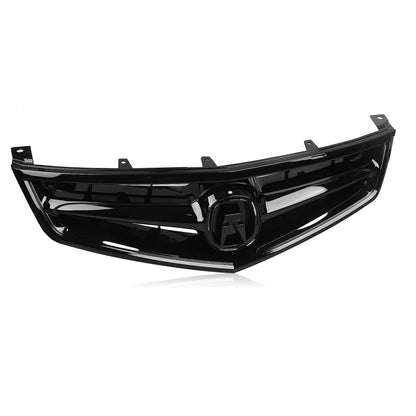 Gloss Black Upper Mesh Grille for Acura TSX (2006-2008)