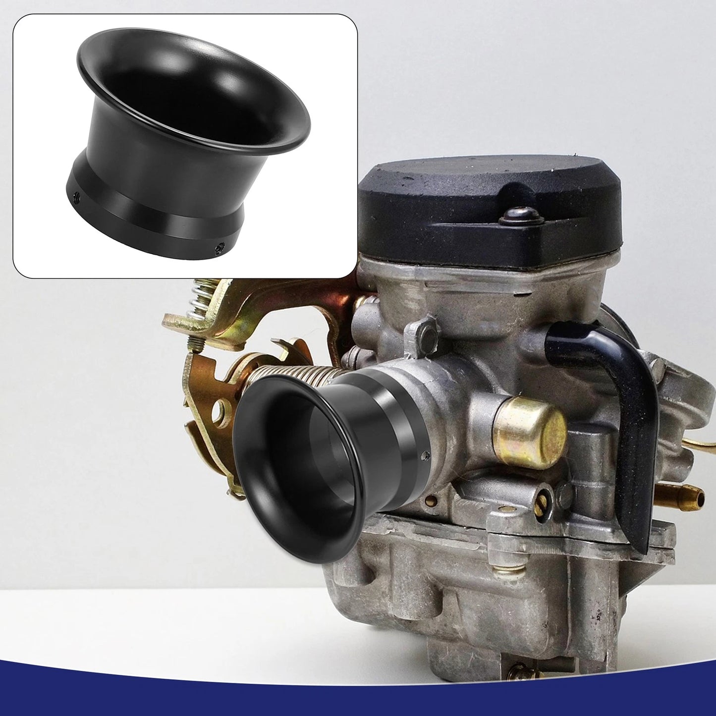 50mm Inner Dia Velocity Stack for Motorcycle Air Filter Intake Universal