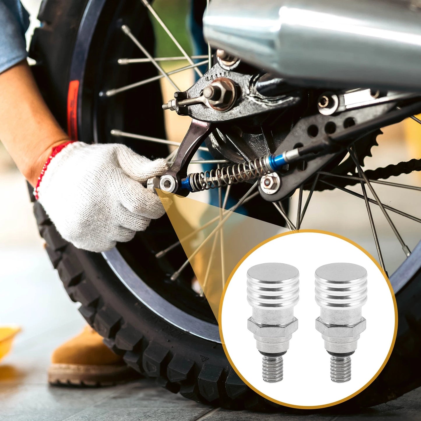 M4x0.7 Fork Air Bleeder Valve 2 x for Motorcycle