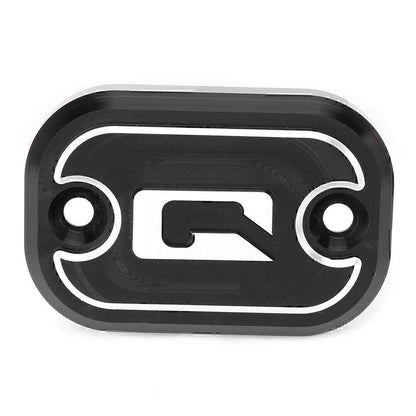 Black Front Brake Fluid Reservoir Cap Cover for YAMAHA QBIX 125 (2017-2018)