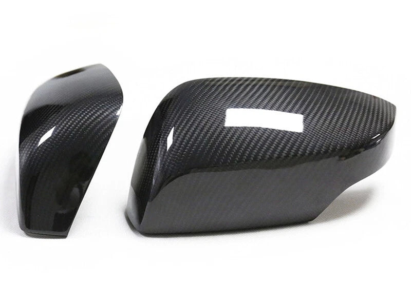 Real Carbon Fiber Side Mirror Cover Overlay fit For SUBARU WRX STI 2015-2020