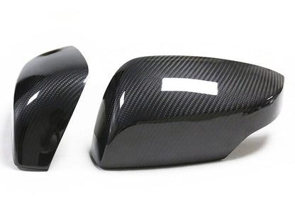 Real Carbon Fiber Side Mirror Cover Overlay fit For SUBARU WRX STI 2015-2020