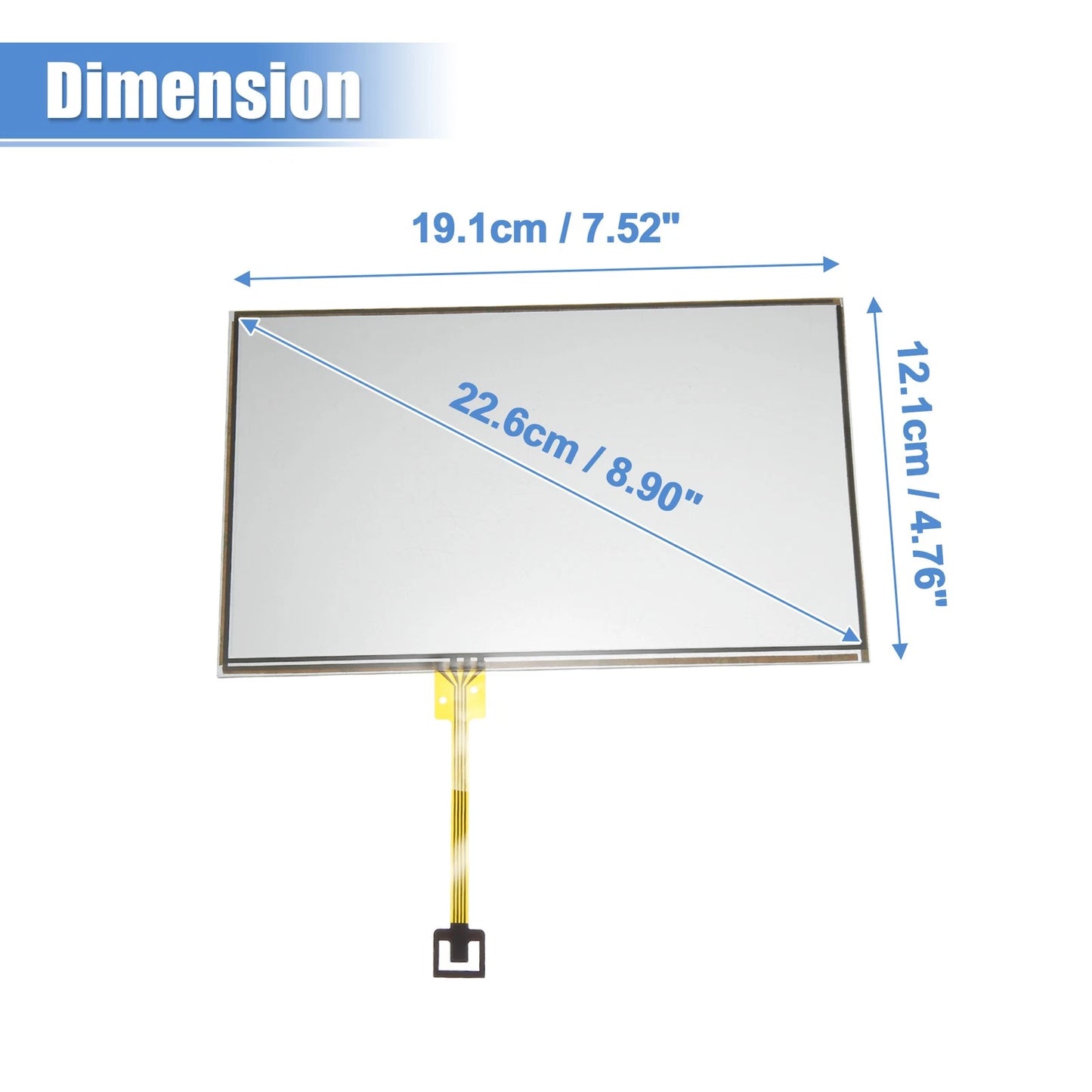 Touch Screen Digitizer for Ford Super Duty (2003-2007) - Clear Gray Glass