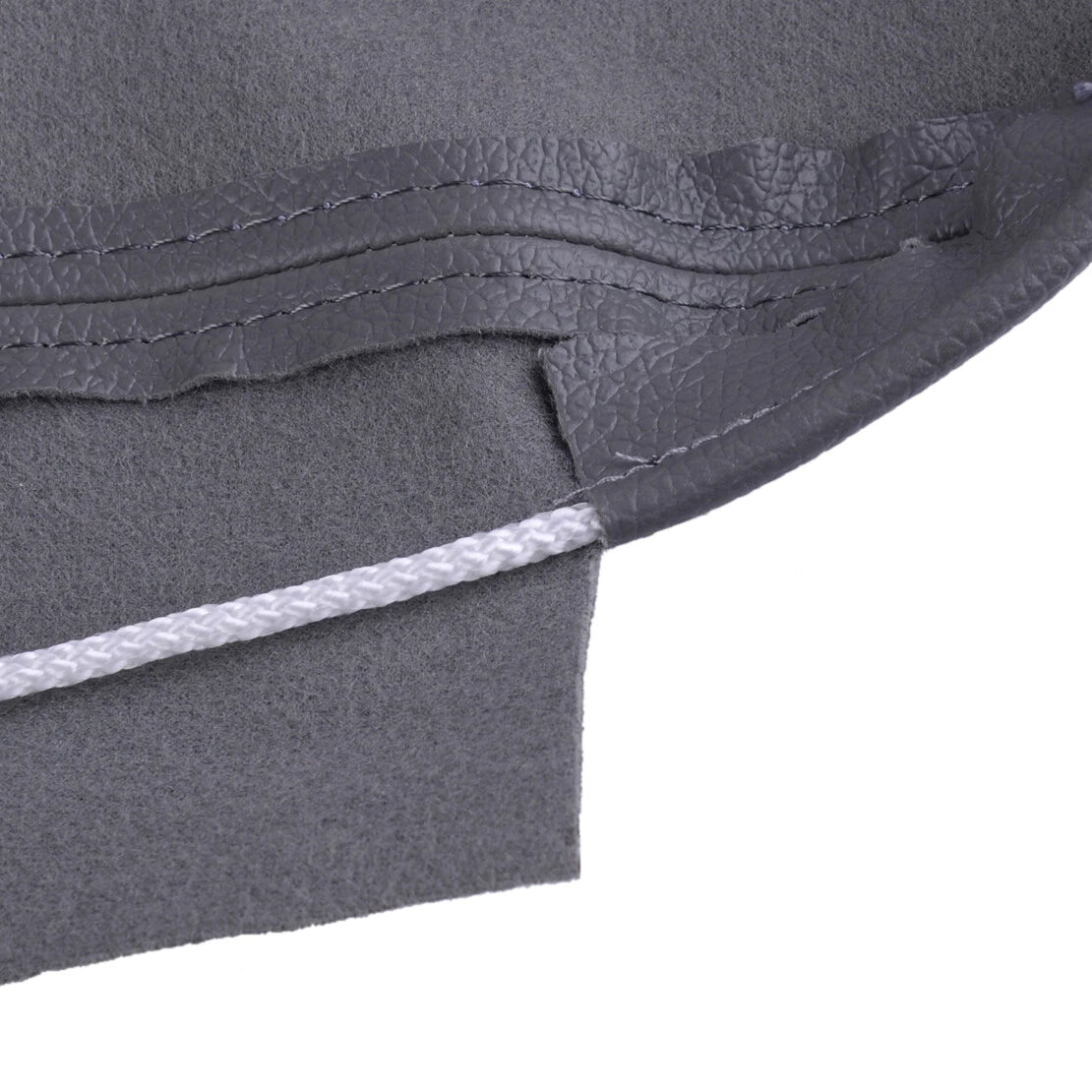 Armrest Pad Skin Lid Cover for Dodge Ram (2002-2008) - Gray PU Leather