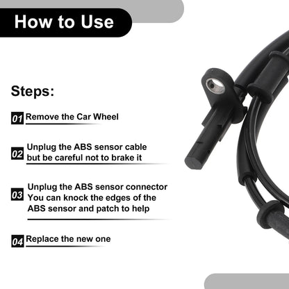 ABS Wheel Speed Sensor Kit for Ford F-150 (2011-2014) - 1 x Rear Left