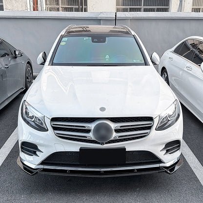 Gloss Black Front Splitter Lip for Mercedes Benz X253 C253 (2016-2019)