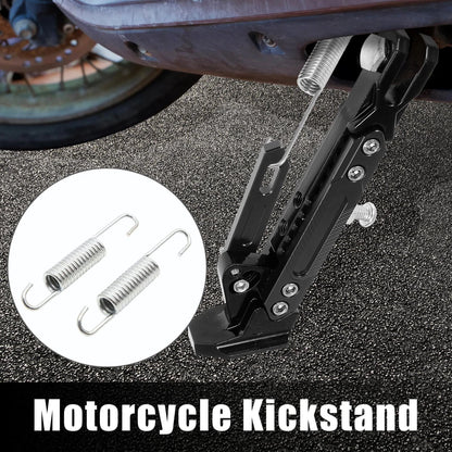 Silver Tone Motorcycle Kickstand Springs for Suzuki GS125