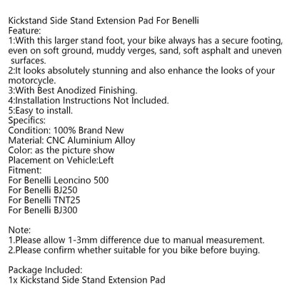 Side Stand Plate for Benelli Leoncino 500 (2017-2023)